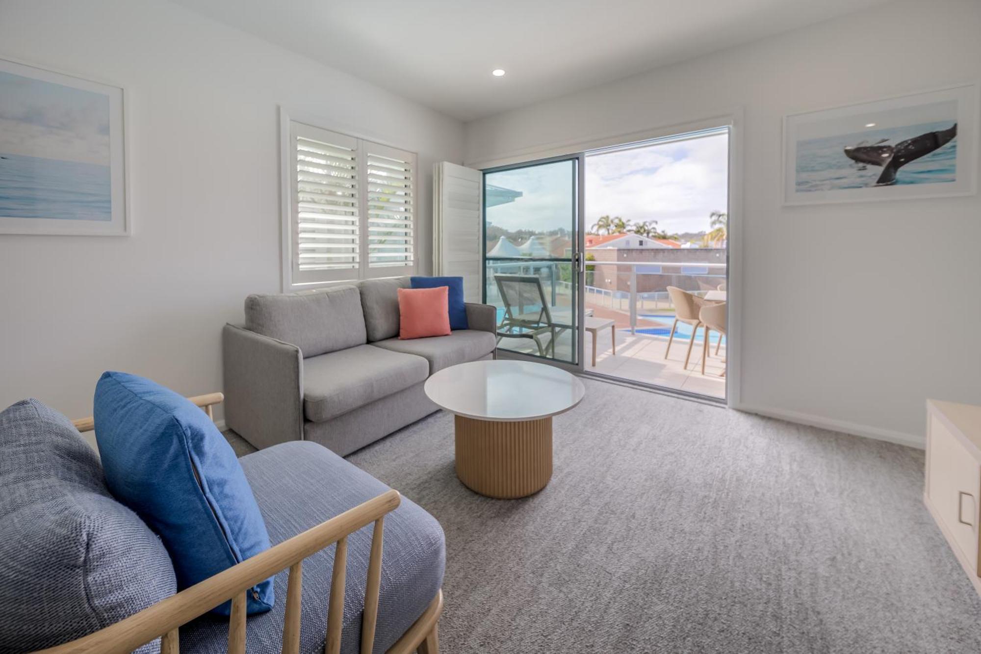 Oaks Port Stephens Pacific Blue Resort サラマンダー・ベイ エクステリア 写真
